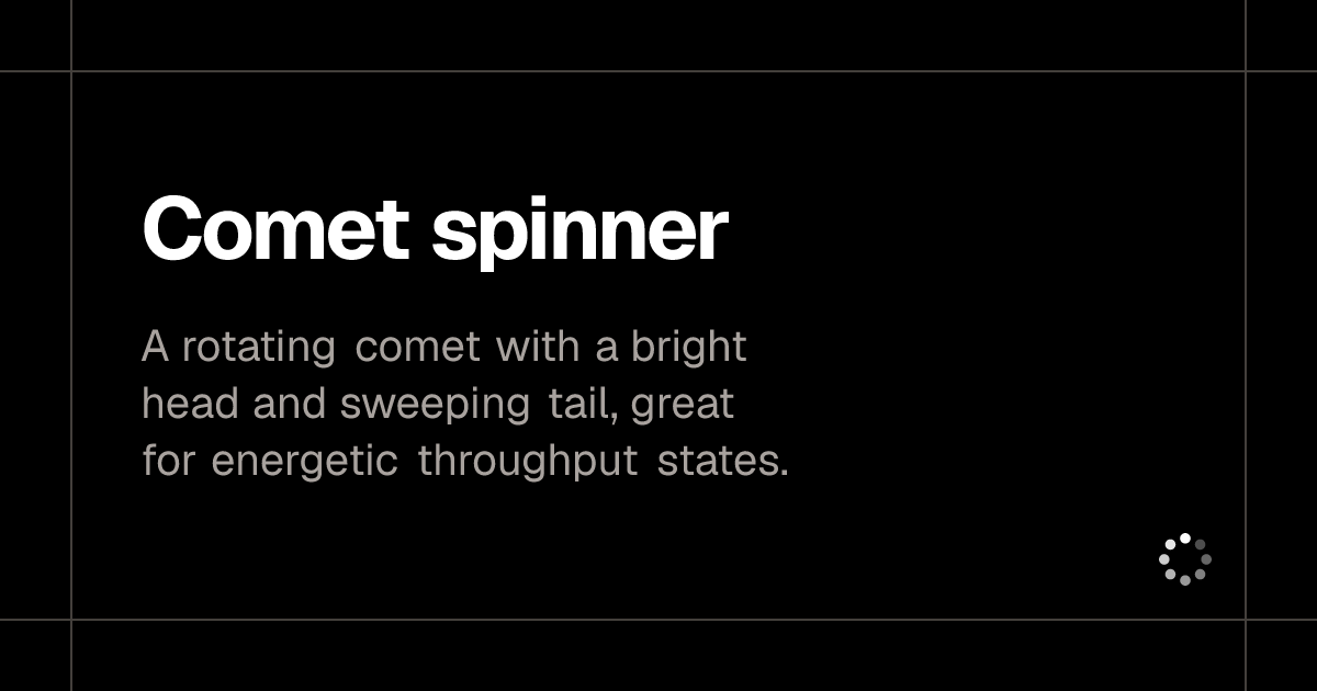 comet-spinner