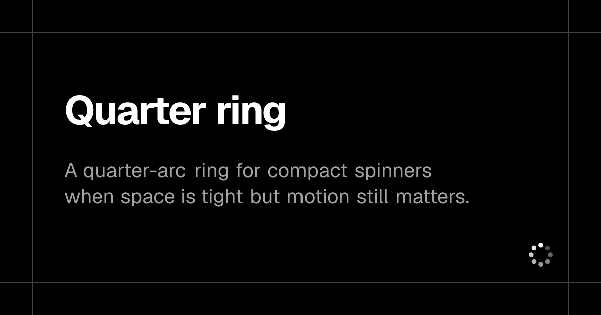 quarter-ring