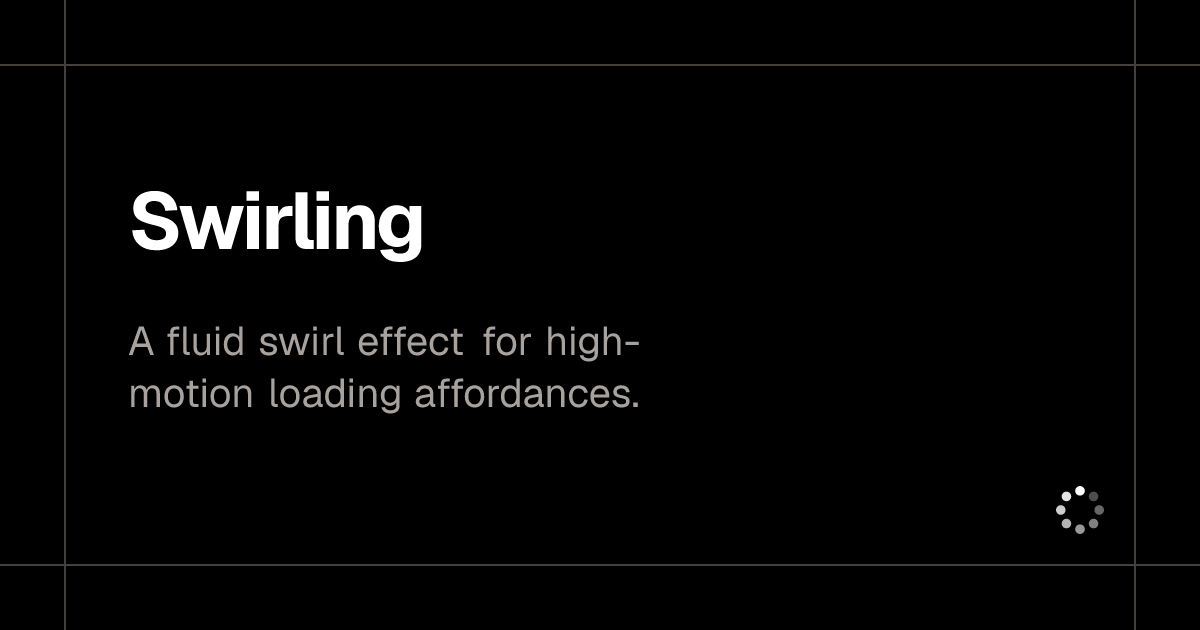 swirling